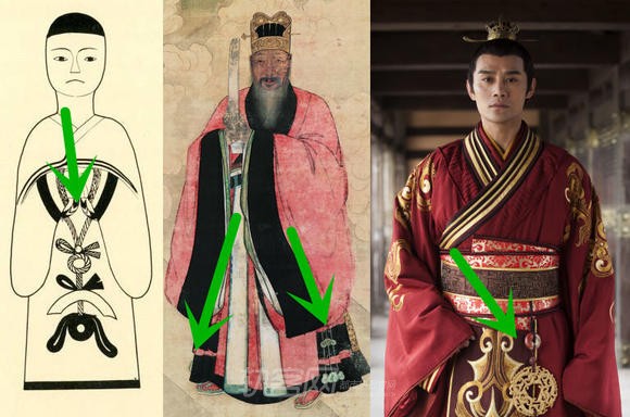 关于玉佩的佩戴方位   《琅琊榜》分明两头不沾,不晓得服装设计的脑洞